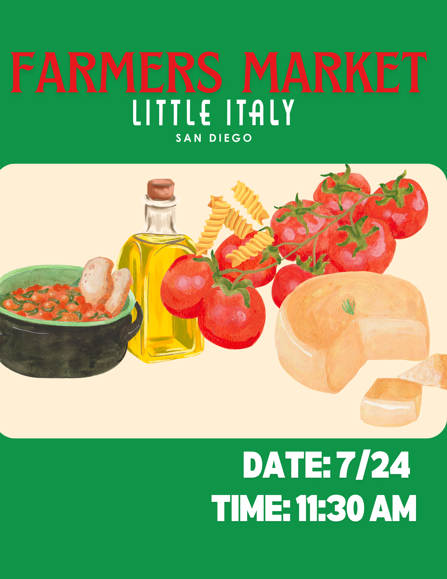 Little Italy Farmers’ Market Outing
